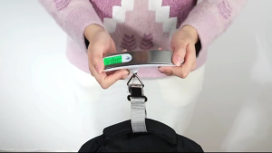 Luggage Weight Scale LCD Display Digital Scale Portable Handheld Travel Suitcase Bag Hanging Scale 称重秤 手提行李称
