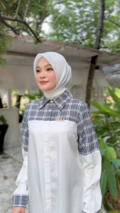 Baju kemeja atasan wanita Lulla Shirt