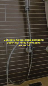 Tidy Jet Shower C8210 1.2 Meter Silver: Shower Berkualitas Tinggi untuk Kamar Mandi