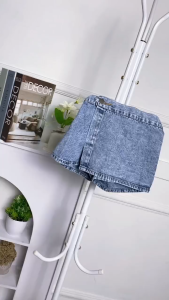 Rok jeans rocella pendek polos cewek usia 1 -7 tahun BY DE STORE FASHION