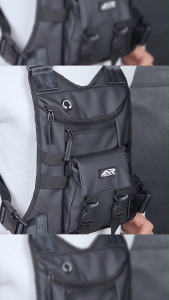 Chestbag Waterproof AR Apparel Trail Adventure Tactical Slingbag Sporty Riding Tas Selempang Dada Pria