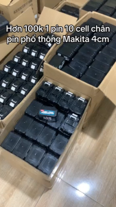 Pin Makita 199v Pin máy khoan Pin máy bắn bulong chân pin phổ thông Pin 10 cell