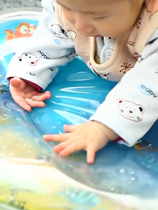 Baby Water Play Mat For Baby Fun Cushion Inflatable Thicken PVC Sensory Toys For Baby Play Center
