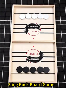 Sling Puck Board Game Fast Sling Foosball Puck Game Table Hockey Board Educational Toys