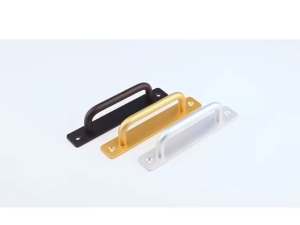 Aluminium Alloy Black Door Handles  Bedroom Kitchen Door Pulls Silver Furniture Handle Door Hardware