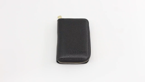 Top Quality Menbense PU Leather Zipper Card Holder Wallet For Men K99