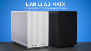 # LIAN LI A3-matx - Minimalist Micro Form Factor Mesh PC Case # [BLACK/WHITE]
