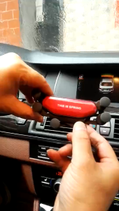 Car Cellphone Holder Heavy Duty Phone Holder Snap-On Air Vent Navigation Bracket Automotive Interior
