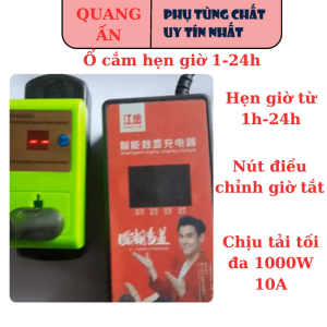 Ổ sạc hẹn giờ tự ngắt đếm ngược từ 1h tới 24h
