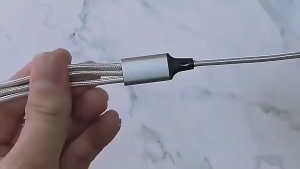 Kabel Charger 3in1 Micro USB Lightning USB Type C 3A 1.15M - US186