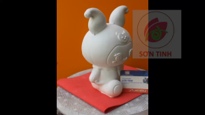 Tượng thạch cao tô màu KUROMI M21 (Không kèm màu) tô tượng đồ chơi cho trẻ
