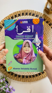 Iqro Ngaji Karakter Buku Iqra Custom Nama Anak dan Foto Ikrok Jilid 1 Sampai 6 Berwarna