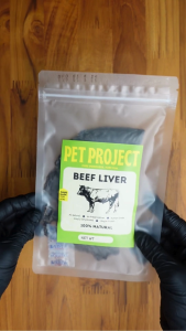 ตับวัวอบแห้ง Beef Liver 100% Natural 50 กรัม