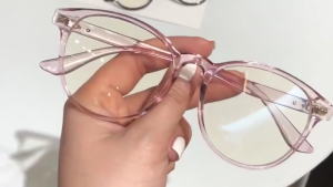 Fashion Eyeglasses Anti Blue Light Radiation Eyeglasses Round Frame Glasses Plain Mirror Glasses Korean Style Male Female for Student Women Lady