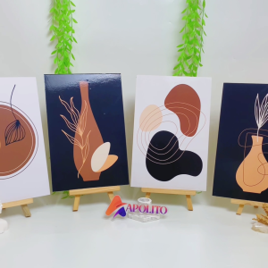 HIASAN DINDING ABSTRAK POT BUNGA AESTETIK (20X30 CM) WALL DECOR HIASAN DINDING POT BUNGA AESTETIK