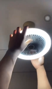 Kipas Angin / Fan Light E27 Led Fan Light 10 in 2in1 | Kipas Angin Lampu Murah | KIPAS ANGIN LED FAN LIGHT 10 Inch E27 SUPER KENCANG Dengan 3 Mode Kecepatan | Lampu Kipas Angin ~ BRO