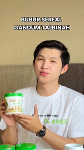 Paket 2 Primaflakes Bubur Sereal Gandum Talbinah Membantu Atasi Asam Lambung Gerd Maag Original Asli