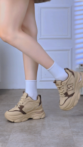 Giày Thể Thao Nữ MWC A163 - Giày Thể Thao Nữ Đế Độn 6CM Thời Trang Năng Động Hack Dáng