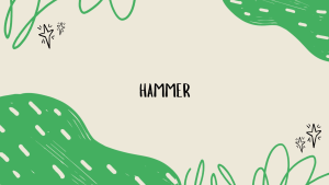 HEAVY DUTY METAL HAMMER 300G