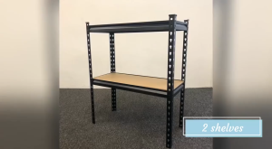 6Layer Boltless Rack Warehouse Rack Rak Dapur Rack Shelf Office Rack Rack Serbaguna Rak Besi Rak Store Black HLKC置物架