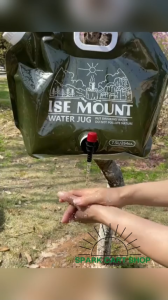 SPARK CART SHOP Foldable Water Tank Container Bag 7.5L Emergency Water Can For Hiking Picnic