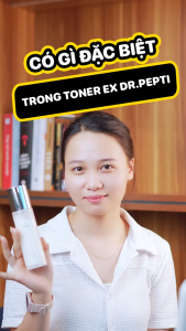 Nước Hoa Hồng Dr.Pepti Centella Hàn Quốc giúp Se Khít Lỗ Chân Lông Dưỡng Da Căng Bóng Mịn Màng chai 180ml