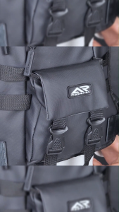 AR Apparel Waterproof Chestbag Trail Adventure Tactical Slingbag Sporty Riding Tas Selempang Dada Pria