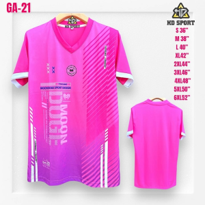 เสื้อกีฬา GA-21 เสื้อกีฬา ผ้าไมโครโพลีเอสเตอร์เกรดพรีเมี่ยม เสื้อบอล วิ่งออกกำลังกาย สีสันสดใส สวยงาม  แห้งเร็ว ระบายอากาศได้ สวมใส่สบายซักเครื่องได้ ไม่ยับ ไม่ต้องรีด ไม่เหม็นอับ ทุกเพศทุกวัย