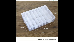 10/15/24 Grid Plastic Craft Screw Hardware Organizer Compartment Storage Box Jewellery Bead Pill Organizer Plastic Compartment Jewelry Pill Box