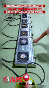 Nis Paket Selang Gas + Regulator Kompor Gas Robot (NI 0307 S)