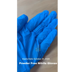 Blue Powder Free Nitrile Glove (Ex-Stock)