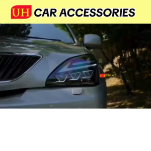 TOYOTA HARRIER / LEXUS RX330 RX350 2004 - 2008 TRIPLE PROJECTOR DYNAMIC LED HEADLAMP WITH SIGNAL RUNNING