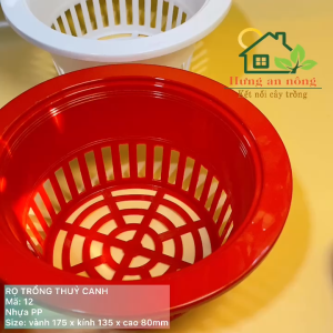 Mã 12 - Rọ lớn trồng thuỷ canh thuỷ sinh chất liệu nhựa PP an toàn size 165x135x80mm
