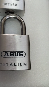 Abus 80TI/40MM Titalium Outdoor Padlock (5 IN 1) ONE KEY SYSTEM