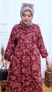 Midi Dress Rayon Viscose Premium: Pilihan Pakaian Sehari-hari yang Elegan