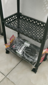 Promo 4 Susun Rak Troli Serbaguna Dengan Roda Bahan Plastik Rak Dapur Roda Portable Rak Kamar