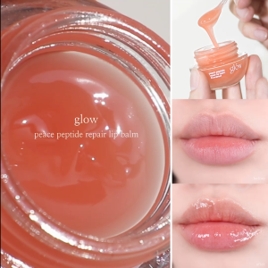 GLOW PEACH PEPTIDE REPAIR LIP BALM (ICEBLUE & CORALREEF & PALE PINK)