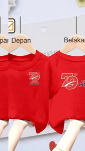 koas 17 agustus 2024 / Kaos Oblong anak / Kaos anak Lengan Pendek