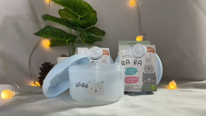 Nanny Baba bear ชั้นแบ่งนม 3 ช่องลาย Bababear