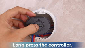 SMATRUL Smart Controller RF433 Remote Control 16A 2 Way Smart Wireless Switch Light Mini Module Countdown Function Have Neutral DIY  Electrical 433mhz Rf 4 Key Remote Control Relay Receiver Home Led Lamp On/Off 100-250v Can Be Used For Fans Light