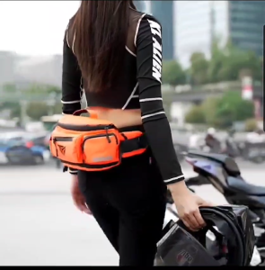 Waist Bag Waterproof Motowolf MDL 0721 Tas Pinggang Anti air Motorcycle Bag