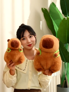 Capybara Plush Toy Cute Capibara Plushie Toy Anak Patung Comel Animal Plushie Cute Stuffed Animal Cute Doll