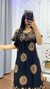 DASTER FUJI LENGAN REMPEL | DASTER FUJI BUSUI | DASTER FUJI BAHAN RAYON PREMIUM MOTIF KEKINIAN