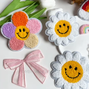 DIY ตัวปักตกแต่ง ขนปุยน่ารัก สำหรับงานฝีมือ เย็บติดเสื้อ ไม่มีกาว ตกแต่งเสื้อผ้า กระเป๋า งาน Craft และ อื่นๆ