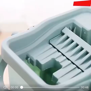 Cây chổi lau nhà tự vắt thông minh mâm nhựa xoay 360 độ quét lau chà sàn vệ sinh nhà cửa tặng 2 bông lau siêu thấm hút