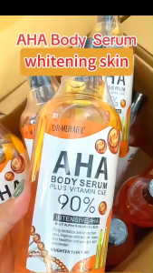 (BUY 1 TAKE 2)500ML AHA Body Serum Niacinamide Whitening Essence Alpha Arbutin Body Serum VITAMIN C