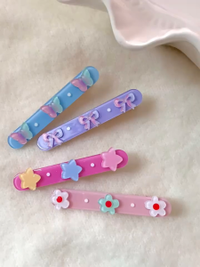 พร้อมส่ง🇹🇭 E055 กิ๊บติดผม สาวน้อยน่ารัก เด็กหวาน ที่หนีบผม ที่ติดผม อุปกรณ์ผมสำหรับผู้หญิง สีสันสดใส