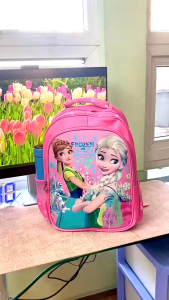 Balo học sinh dễ thương siêu nhẹ 2 NGĂN vải dù chống thấm nước cho các bé cấp 1 TX00244 - Hàng QC