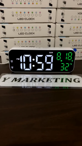 (2802) Desktop Led Digital Alarm Clock with Countdown Only