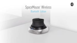 3Dconnexion SpaceMouse Wireless | Wireless Freedom | Immersive Navigation of 3D Design | Universal Receiver | Carry Case